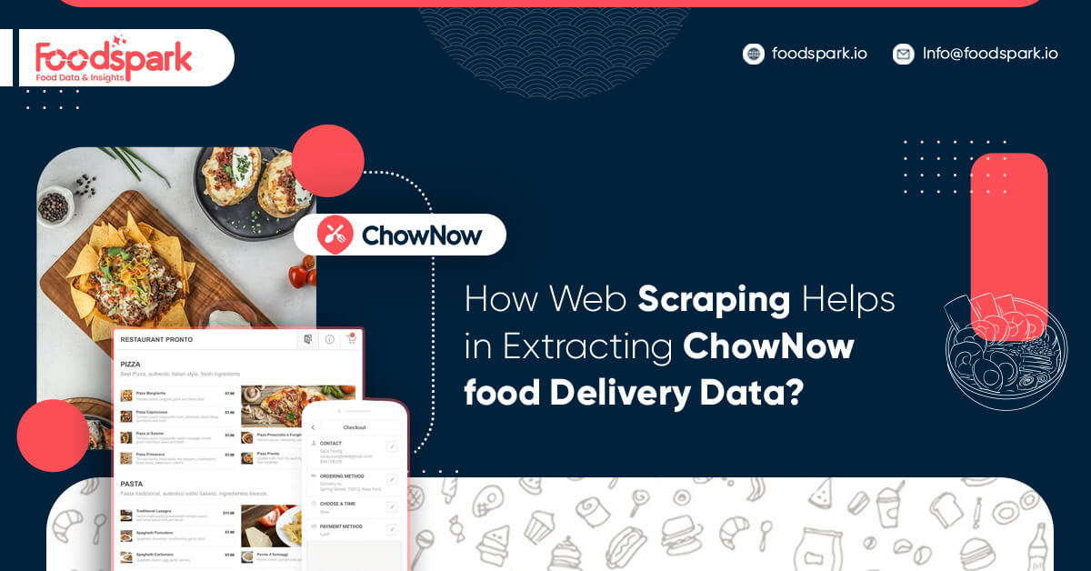 How Web Scraping Helps in Extracting ChowNow food Delivery Data?