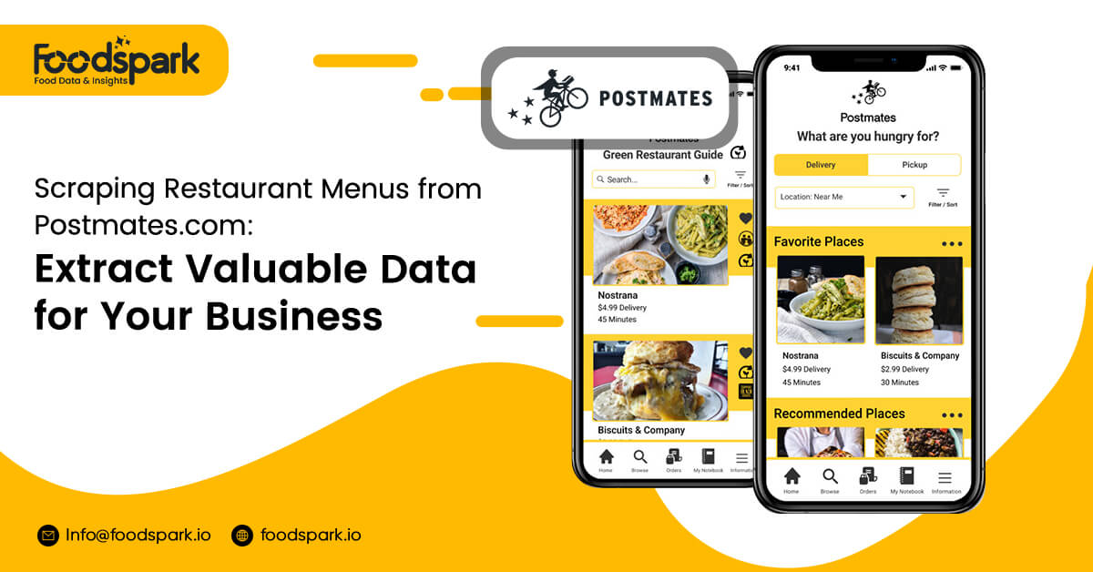 Scraping Restaurant Menus from Postmates.com: Extract Valuable Data for Your Business